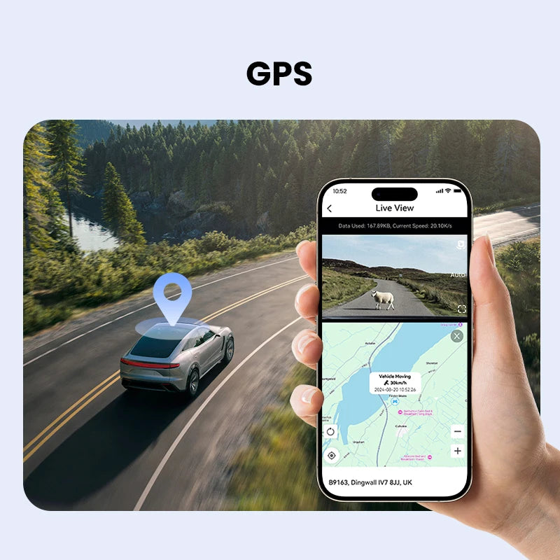DDPAI Z50 Pro 4K Dash Cam with GPS, ADAS & 3-Inch IPS Screen