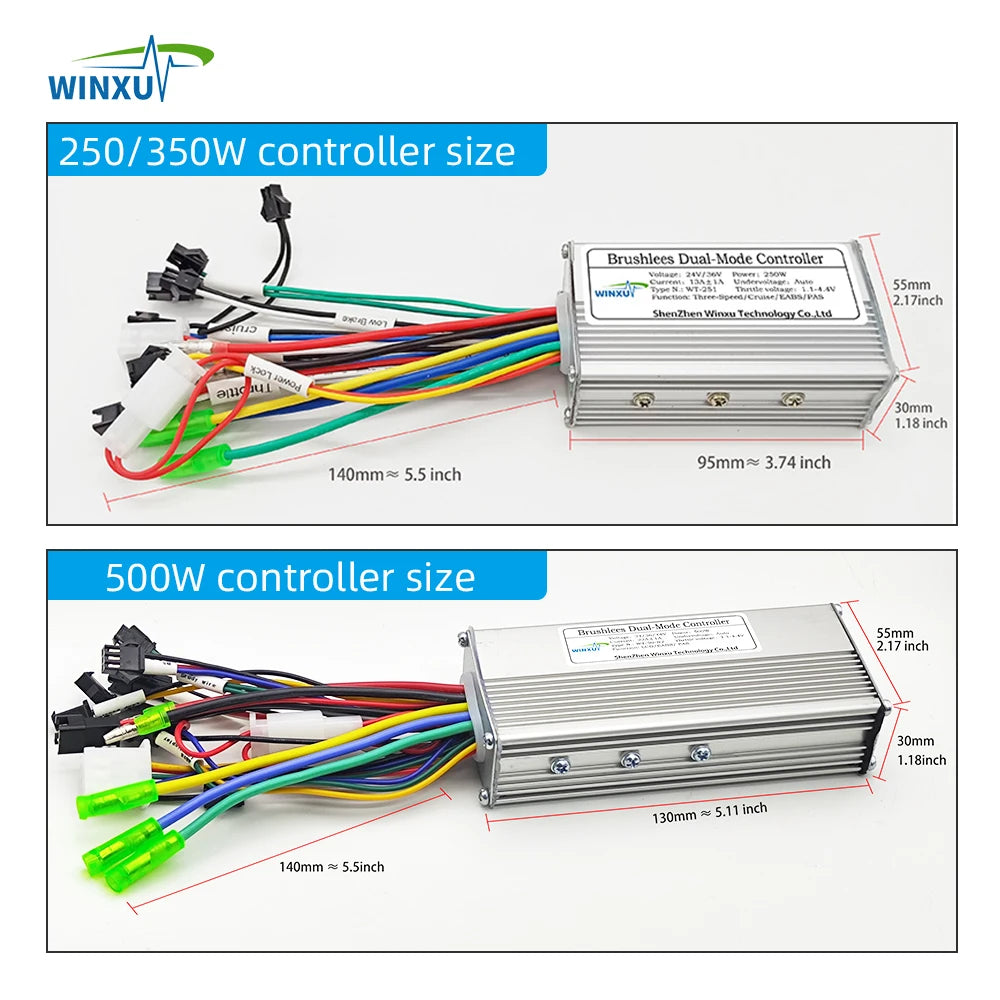 S866 Color LCD Display & Brushless Motor Controller Kit for E-Bike
