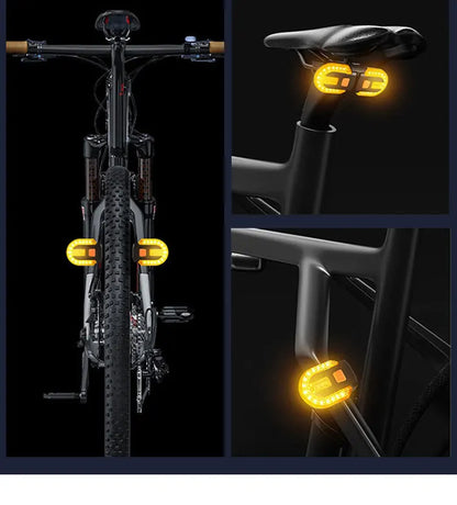 Drahtlose Funkfernbedienung Fahrrad Blinker LED Rücklicht