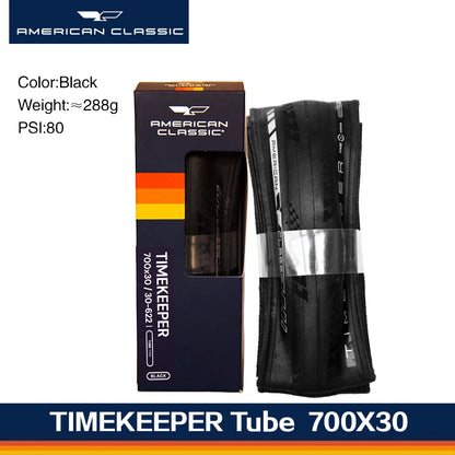 American Classic Timekeeper Road Bike Tyre 700C Folding Clincher & Tubeless Ready