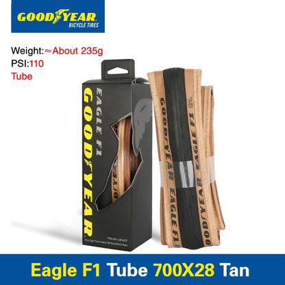 Goodyear Eagle F1 Supersport Road Bike Tyre 700C Folding Clincher & Tubeless