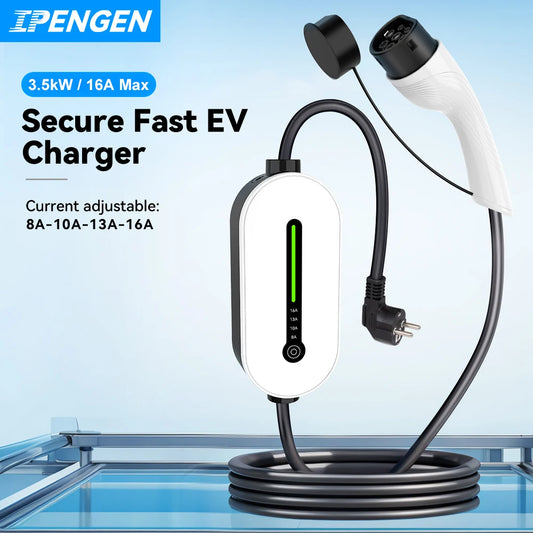 IPENGEN 16A 3.5kW Portable EV Charger