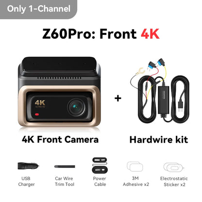 Caméra embarquée DDPAI Z60 Pro 4K avec HDR, GPS et Wi-Fi 5 GHz