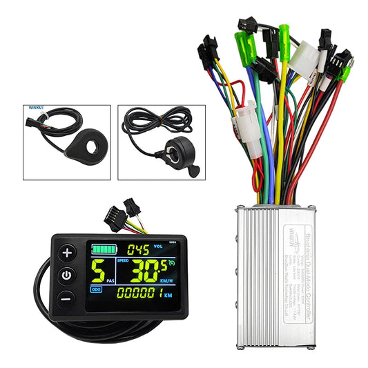 S866 Color LCD Display & Brushless Motor Controller Kit for E-Bike