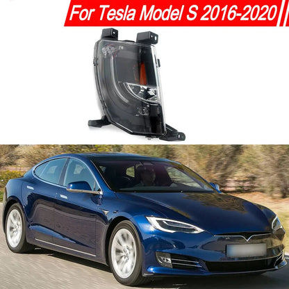 Feu antibrouillard avant droit à LED avec feu de jour pour Tesla Model S 2016-2020