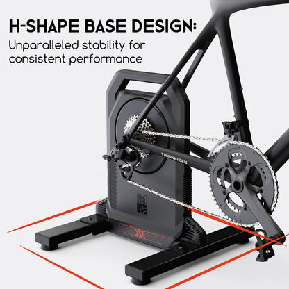 ThinkRider XXPRO Direktantrieb Smart Bike Trainer – 2500W selbstgenerierende Indoor-Rolle