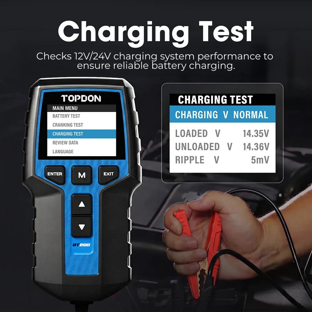 TOPDON BT100 / BT200 Battery Tester