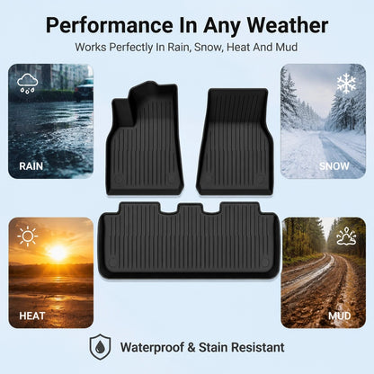Tesla Model Y Juniper TPE Floor Mats