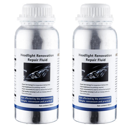 Headlight Restoration Kit with Liquid Polymer