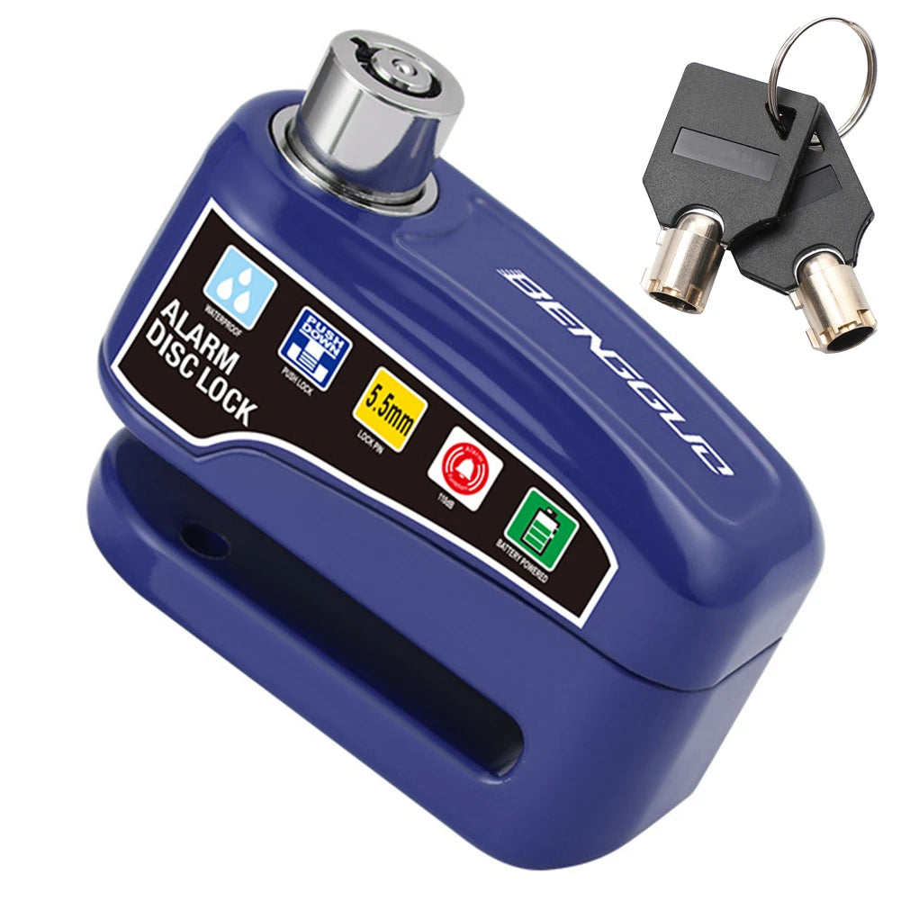 Bike Alarm Disc Brake Lock with Keys