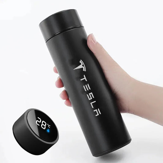 500ml Intelligent Temperature Display Insulated Cup for Tesla