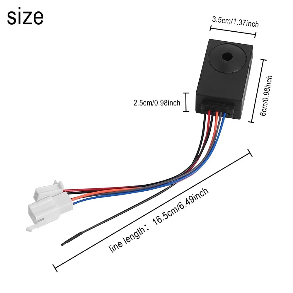 Anti-Theft Alarm System with Dual Remote Control for E-Scooters & E-Bikes