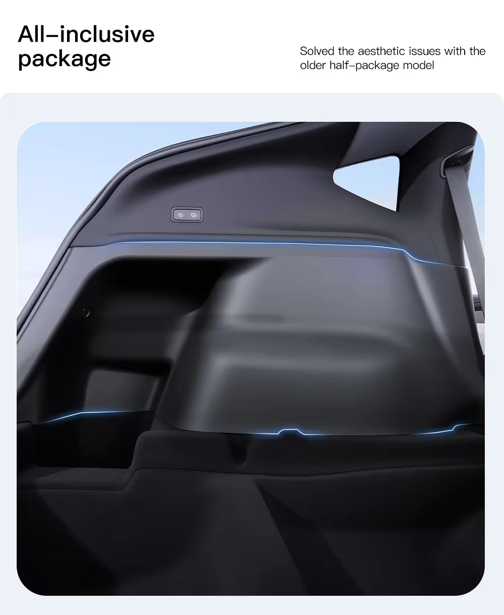 Tesla Model Y Juniper Kofferraum-Seitenverkleidung Anti-Kick-Schutz-Set