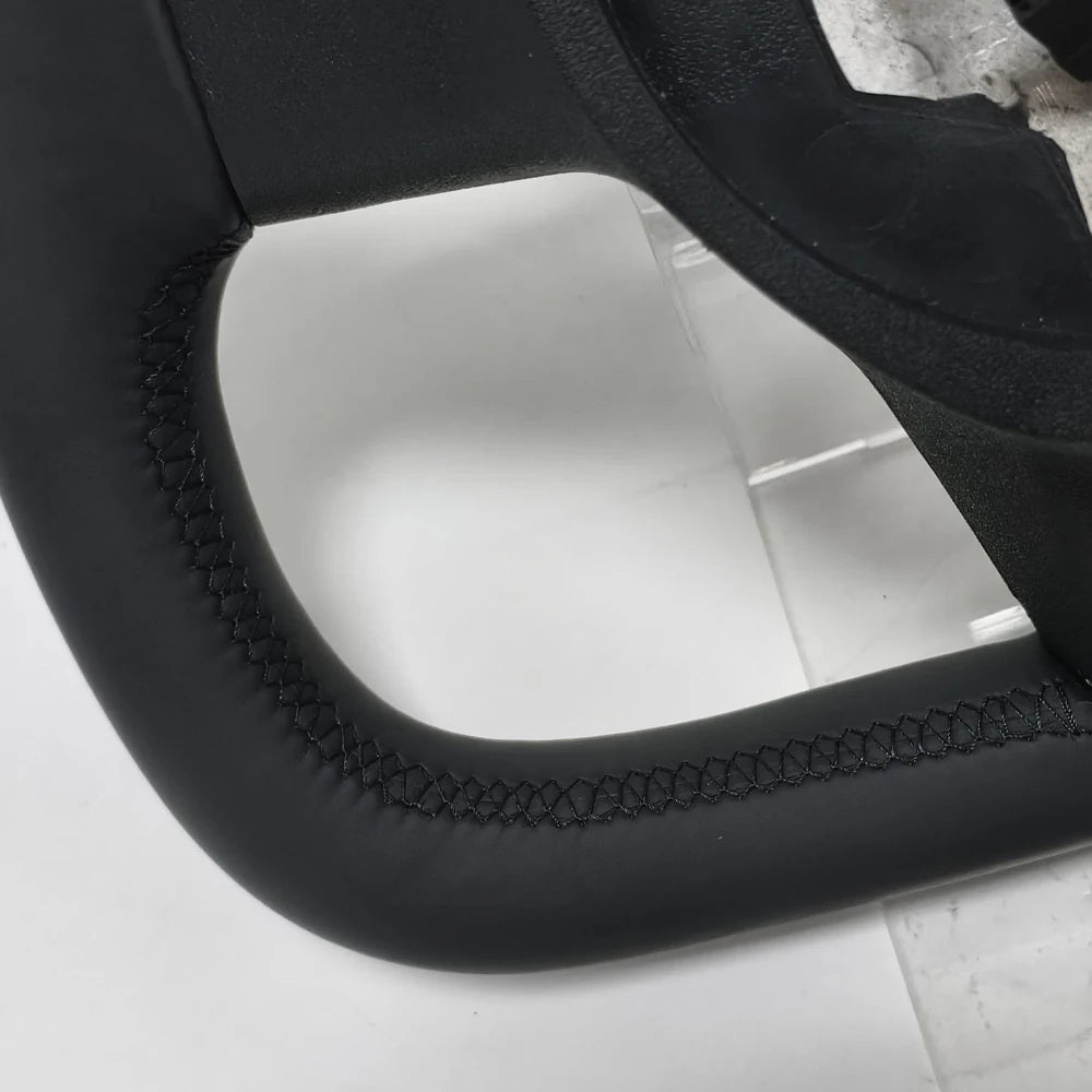Nappa Leather Racing Yoke Steering Wheel for Tesla Model 3 / Model Y