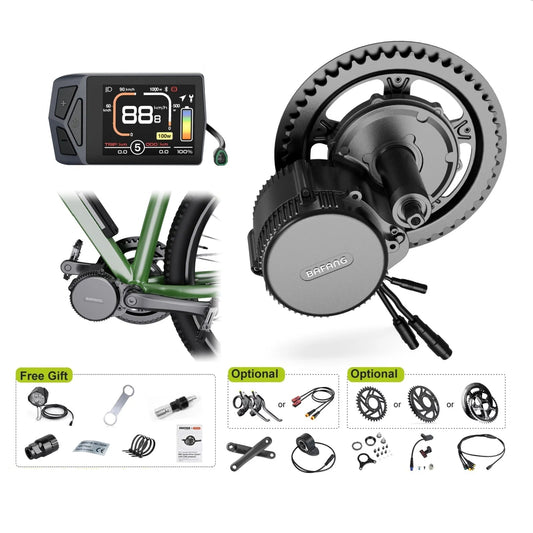BAFANG BBS02B 48V 750W CAN-BUS Mittelmotor-E-Bike-Umrüstsatz
