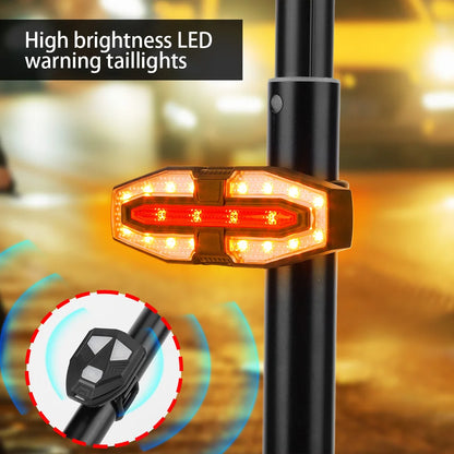 Elektroroller-Blinkerrücklicht mit Fernbedienung