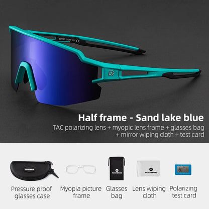 ROCKBROS UV400 Photochromic Polarized Cycling Glasses