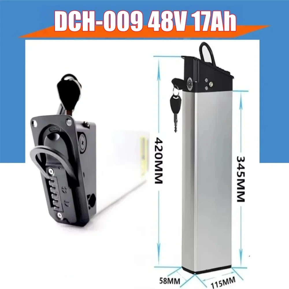 48V Replacement E-Bike Battery 13Ah / 16Ah / 17Ah / 17.5Ah