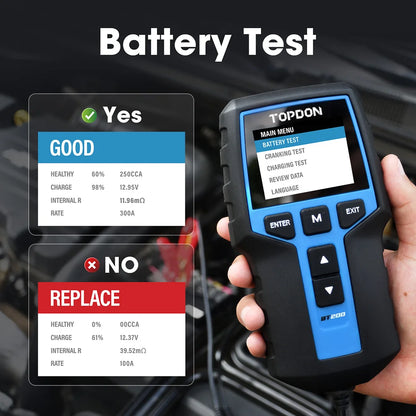TOPDON BT100 / BT200 Battery Tester