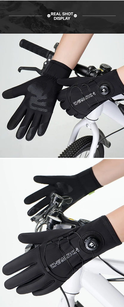 GTUBIKE Winter Waterproof Touchscreen Cycling Gloves