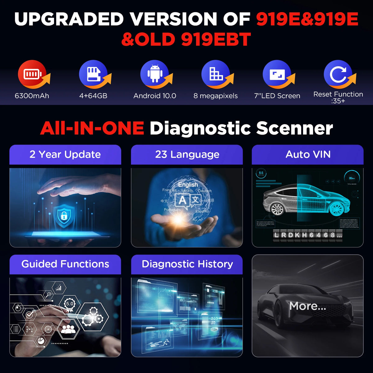 LAUNCH X431 CRP919E BT Automotive Diagnostic Tool