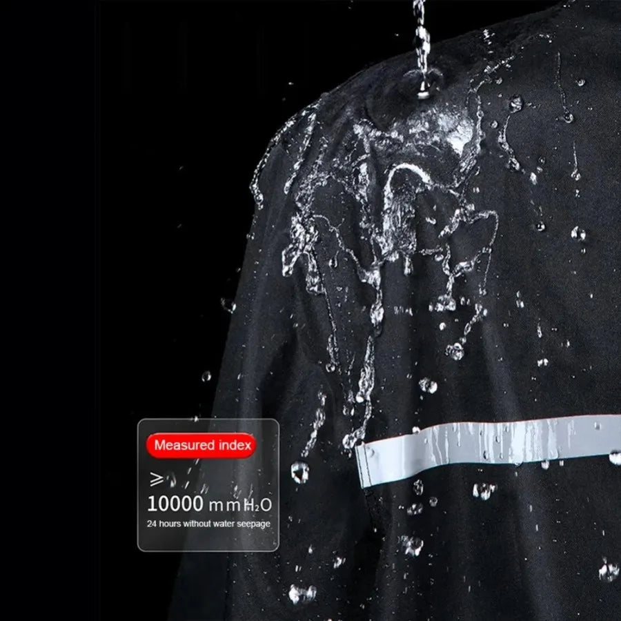 Waterproof Rain Suit Jacket & Trousers Set for Cycling & Motorcycling