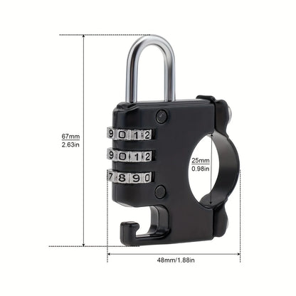 Electric Bike Anti-Theft Helmet Lock with Hook