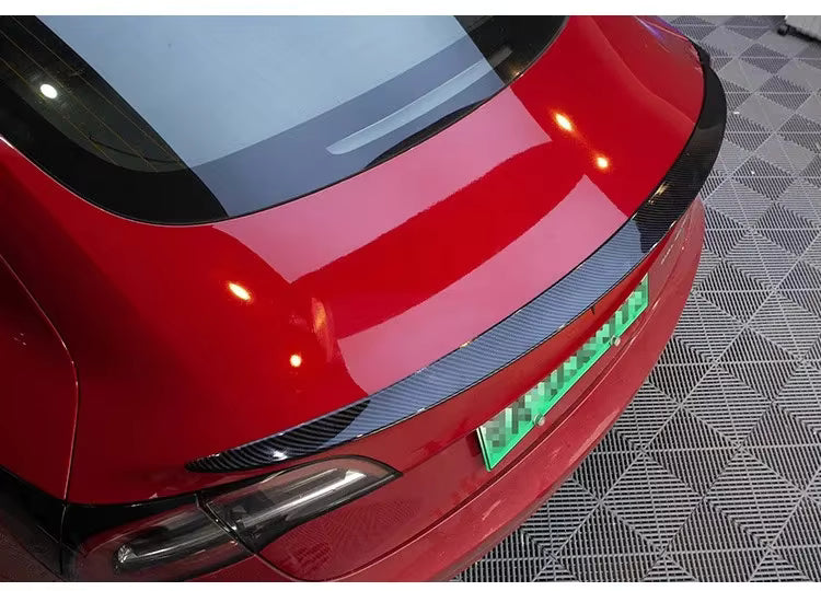 Tesla Model Y 2020-2024 Real Carbon Fibre Rear Spoiler