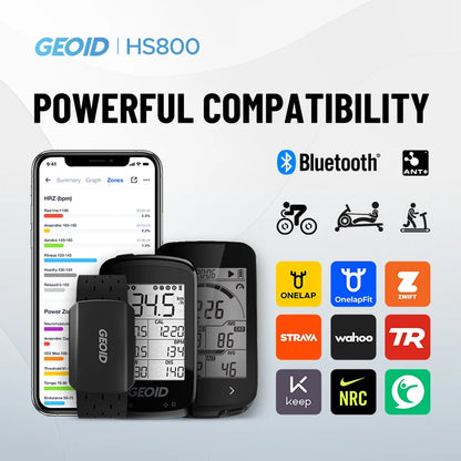 GEOID HS800 Armband Heart Rate Monitor Bluetooth ANT+