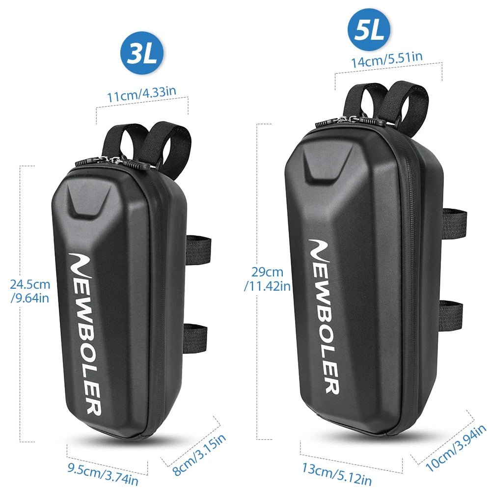 NEWBOLER Elektroroller wasserdichte Fronttasche