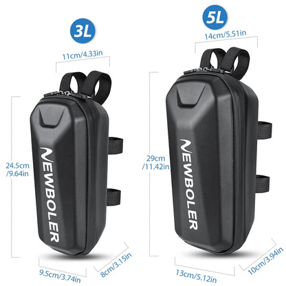 NEWBOLER Elektroroller wasserdichte Fronttasche