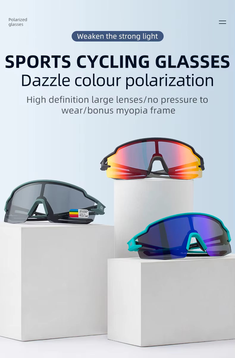 ROCKBROS UV400 Photochromic Polarized Cycling Glasses