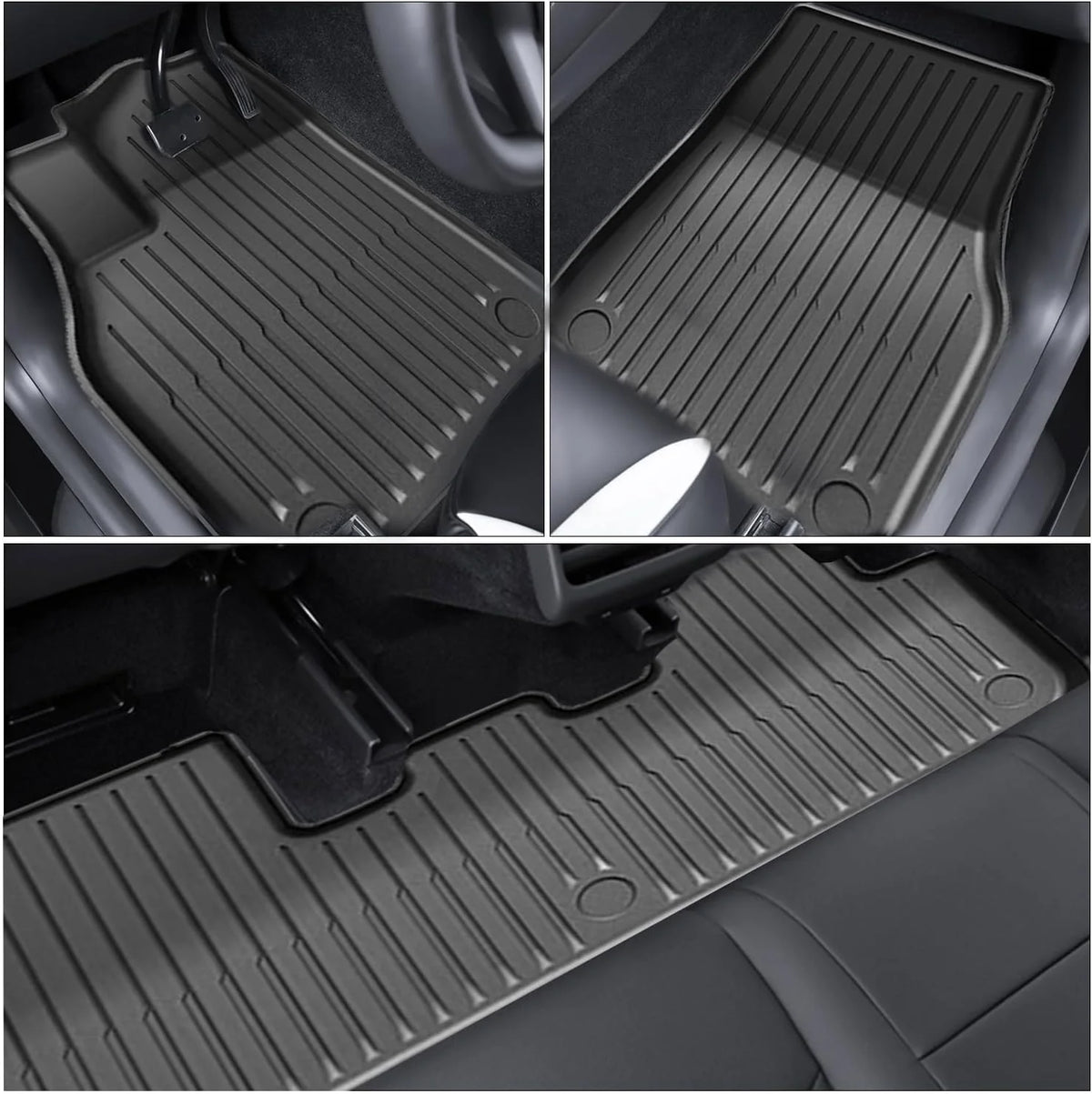 Tesla Model Y Juniper 2025-2026 All-Weather TPE Floor Mats & Cargo Liners Set