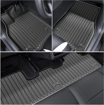 Tesla Model Y Juniper 2025-2026 All-Weather TPE Floor Mats & Cargo Liners Set