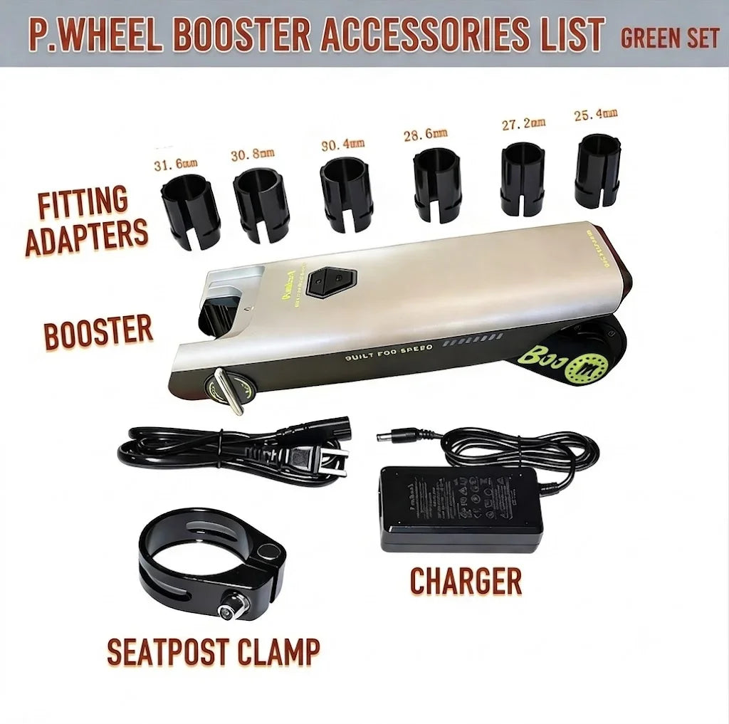 200W E-Bike Power Assist Kit with 18V 10Ah Battery