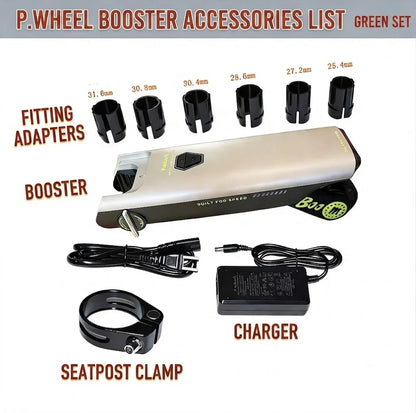 200W E-Bike Power Assist Kit with 18V 10Ah Battery