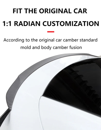 Passend für neuen Tesla Model Y Highland Heckspoiler, High-Performance-Heckflügel aus echtem Carbon, Autozubehör