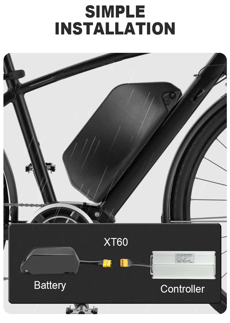 TONGSHENG Mittelmotor-Umrüstsatz mit Drehmomentsensor für E-Bikes