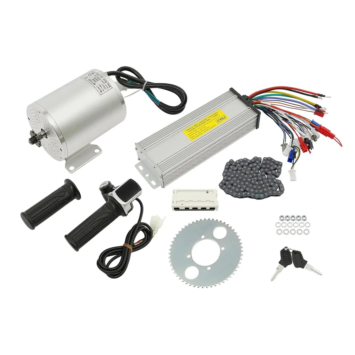 48VDC Elektrofahrrad-Umrüstsatz, kompatibel mit Razor MX650, bürstenloser Motor-Kit mit Controller - professionelles Upgrade-Kit