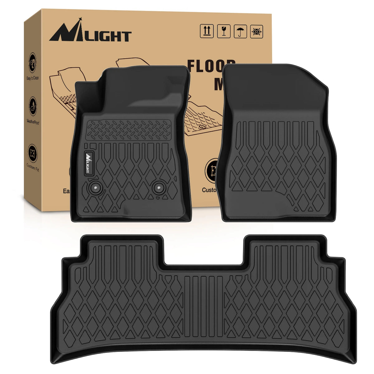 Custom-Fit TPE All-Weather Floor Mats for Chevrolet Models