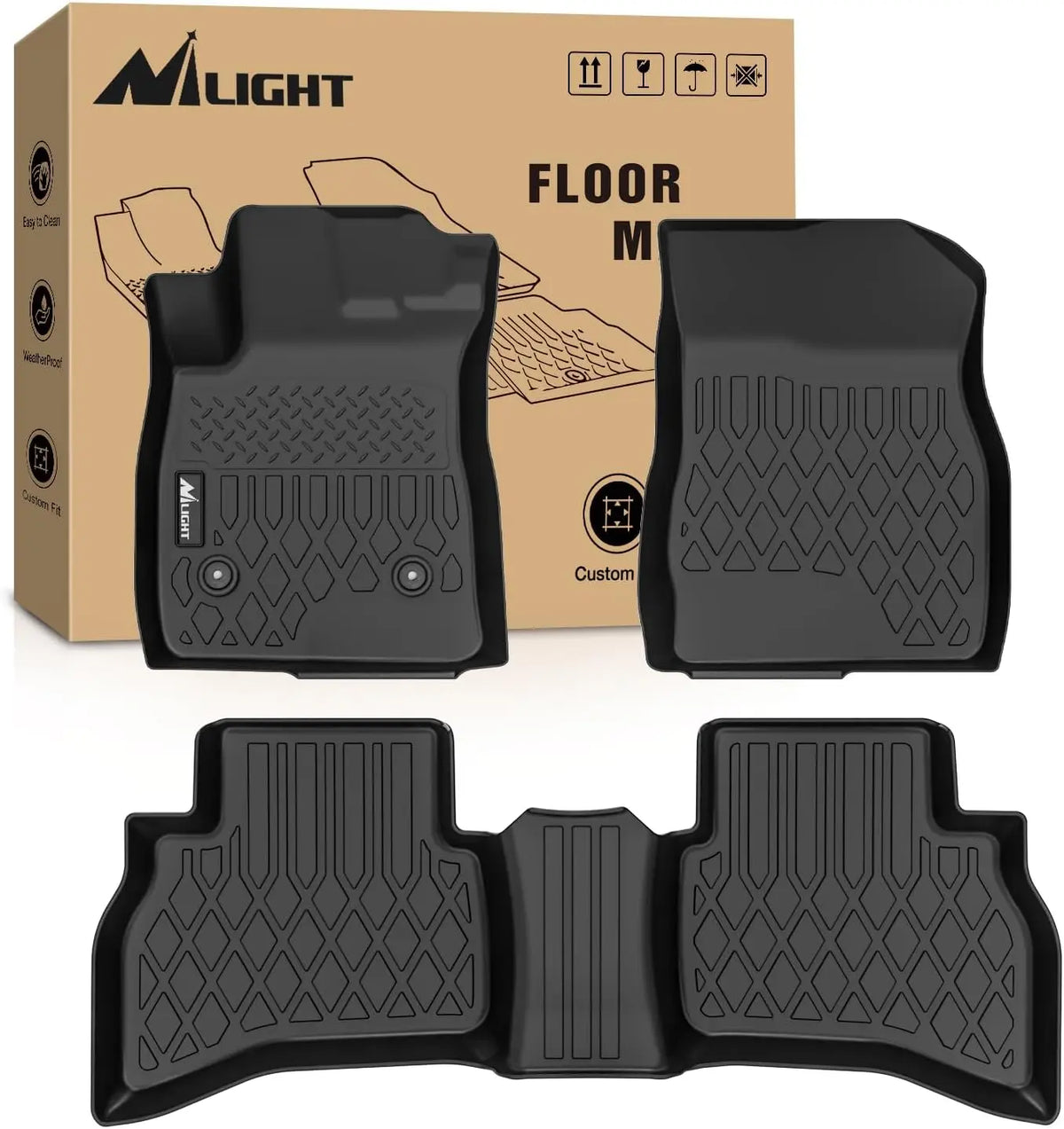 Custom-Fit TPE All-Weather Floor Mats for Chevrolet Models