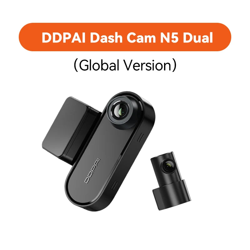 DDPAI N5 Dual 4K Dash Cam with 5GHz WiFi, GPS & AI Radar Parking