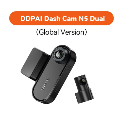 DDPAI N5 Dual 4K Dash Cam with 5GHz WiFi, GPS & AI Radar Parking