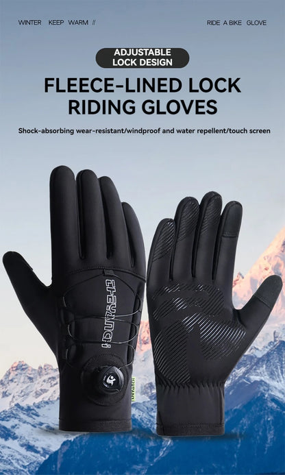 GTUBIKE Winter Waterproof Touchscreen Cycling Gloves