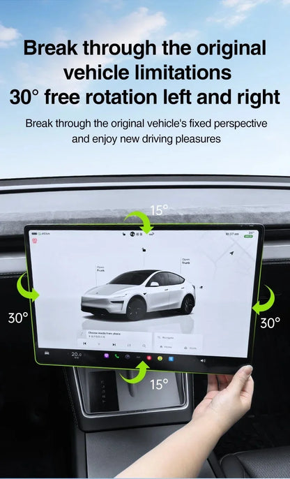 Schwenkbare Touchscreen-Halterung für Tesla Model 3 Highland / Model Y Juniper