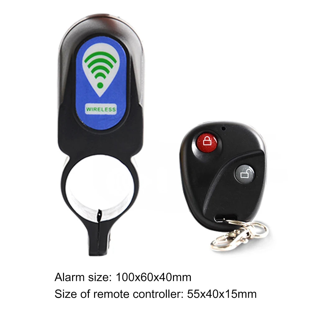 Wireless Bicycle Anti-Theft Alarm Bell with Remote Control