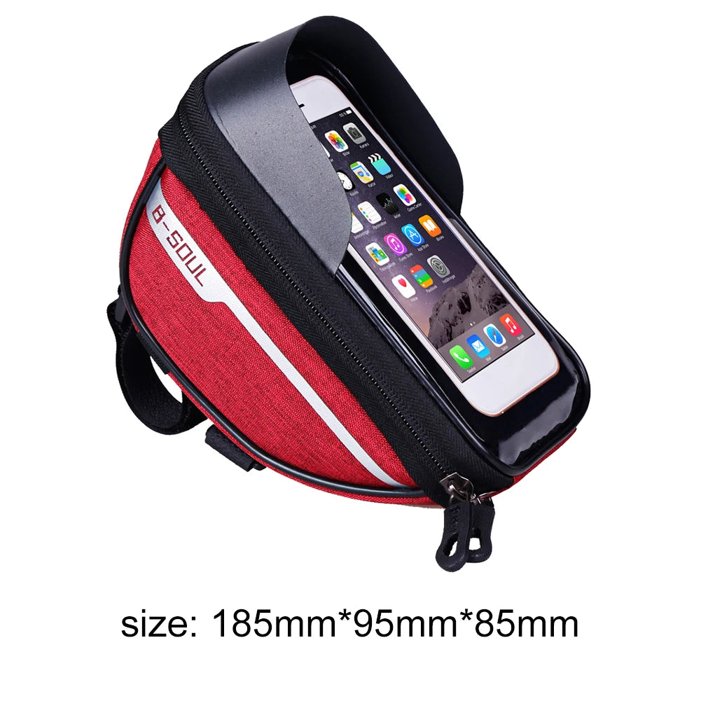 1L Bicycle Top Tube Phone Holder Frame Bag