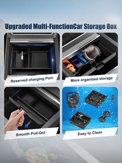 Tesla Model Y Juniper 10-teiliges Innenraum-Organizer-Set 2025–2026