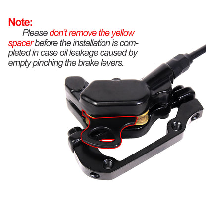 BUCKLOS HD-E735 4-Piston Hydraulic E-Bike Disc Brake Set
