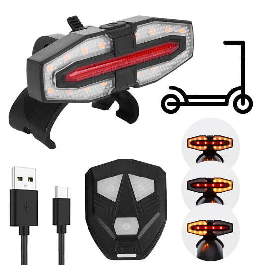 Electric Scooter Turning Signal Tail Light with Remote Control